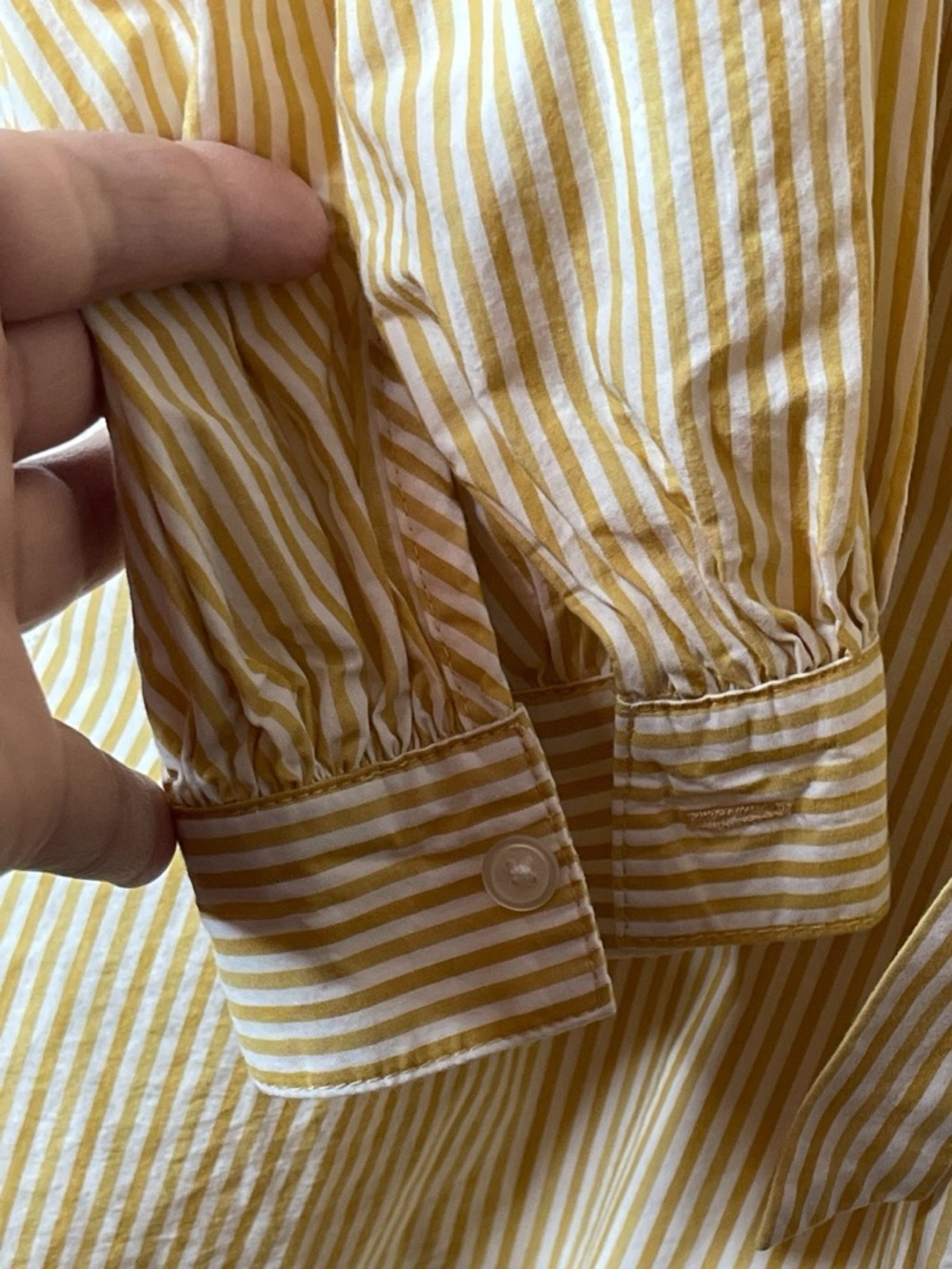 Calvin Klein Striped Long-Sleeve Shirt Dress with Tie Waist - Picture 6 of 8